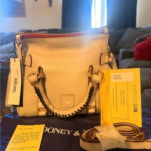 Dooney & Bourke Florentine ECRU micro. NWT